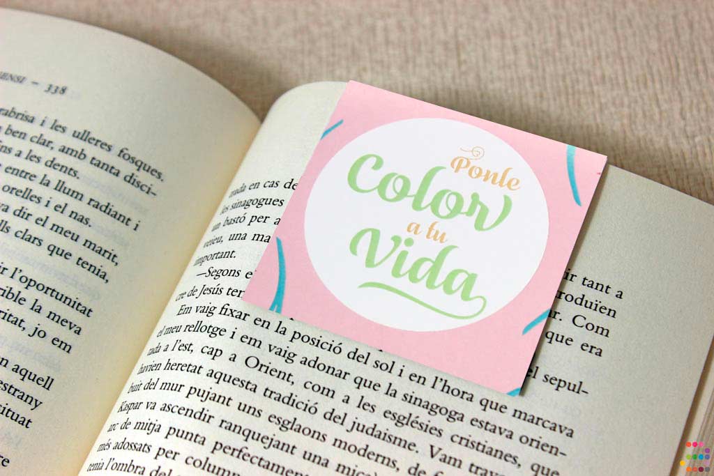 Punto de libro con imán Mandala