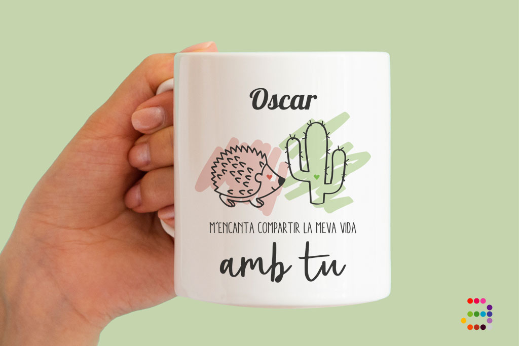 Taza con mensaje para parejas auténticas - Imagen 4