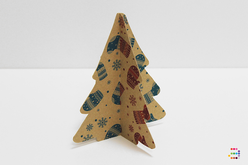 Árbol Navidad sobremesa ECO KRAFT